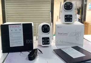 Sim Card Camera Outdoor Dual Lens Mini Solar PTZ Camera