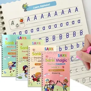 English 4pcs Set Handwriting Practice Kids Sank Books