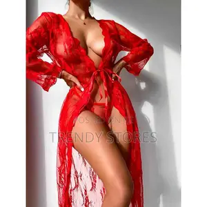 2 Pc Lace Transparent Lingerie