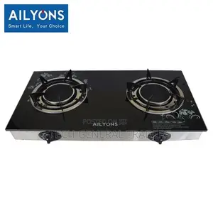 Ailyons Infrared 2 Burner Grounded Glass Top