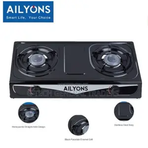 Gas Stove! Ailyons 2burner Stainless Steel Gas Top