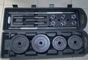 50 Kg Dumbbells Weight Set With Portable Briefcase