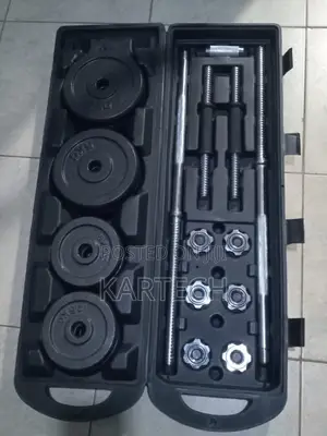 Dumbbell Set With Portable Briefcase With Adjustable Plates