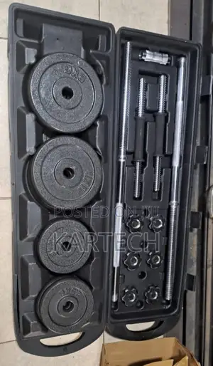50kgs Adjustable Dumbbells Set With Portable Carrying Case