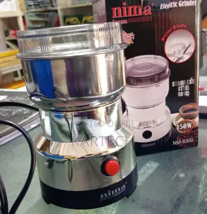 Nima Electric Grinder With Stainless Steel Bowl