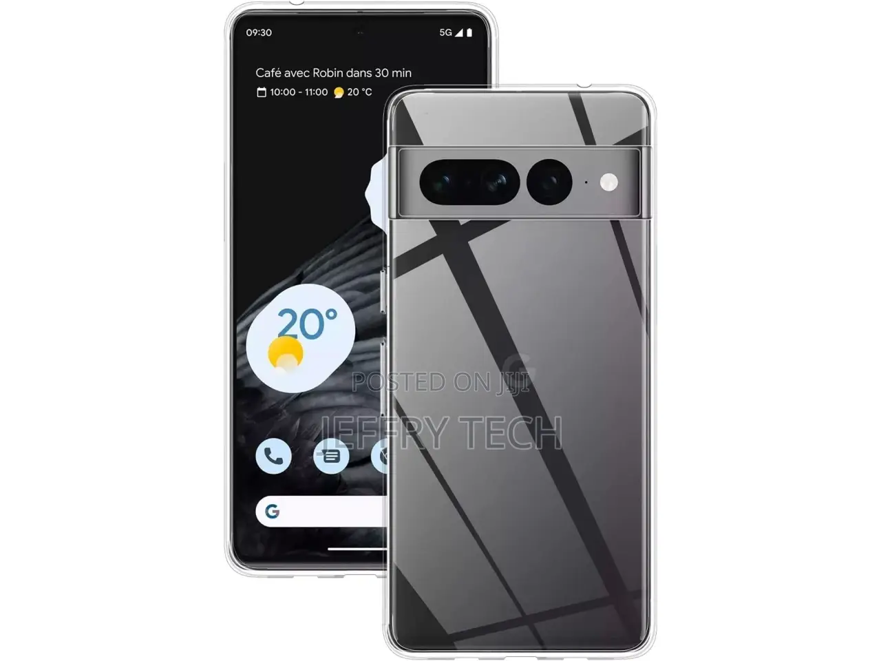 Google Pixel 7 Pro Rubber Case TPU Clear Case