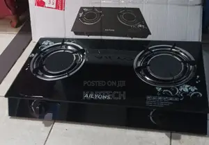 AILYONS Glass Top Infrared Double Burner Gas Stove