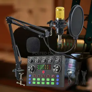 Live Stream Studio V8 Sound Card + Great BM 800 Microphone