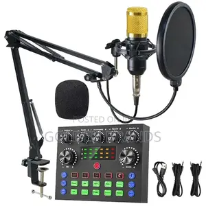 Professional V8 Sound Card, BM Microphone Studio
