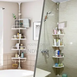 Telescopic Bathroom Corner Shelf