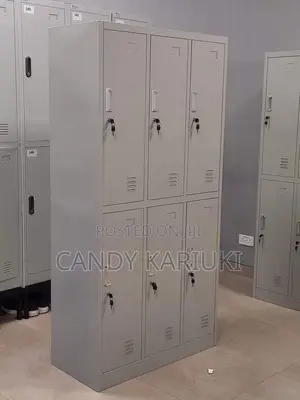 Spacious 6 Locker File Cabinet