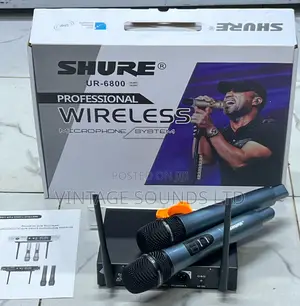 Shure Ur-6800 Uhf Wireless Microphone System (Pair)