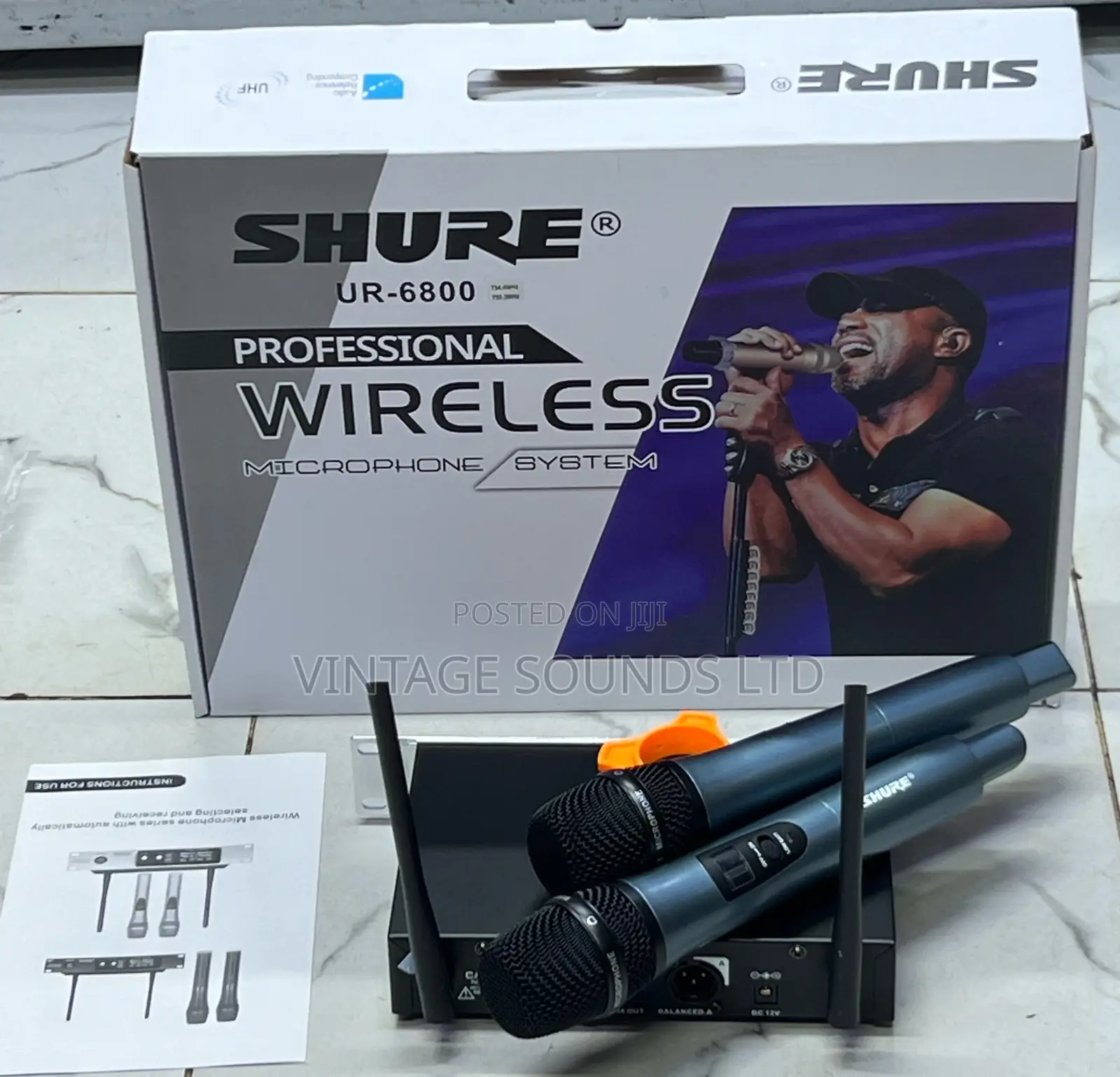 Shure Ur-6800 Uhf Wireless Microphone