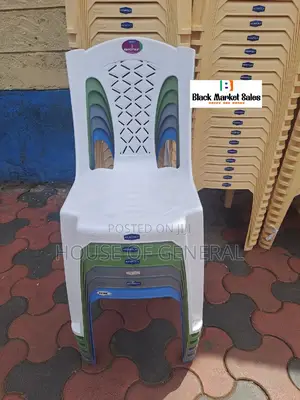 Mix Colours Kenpoly Armless Plastic Chair