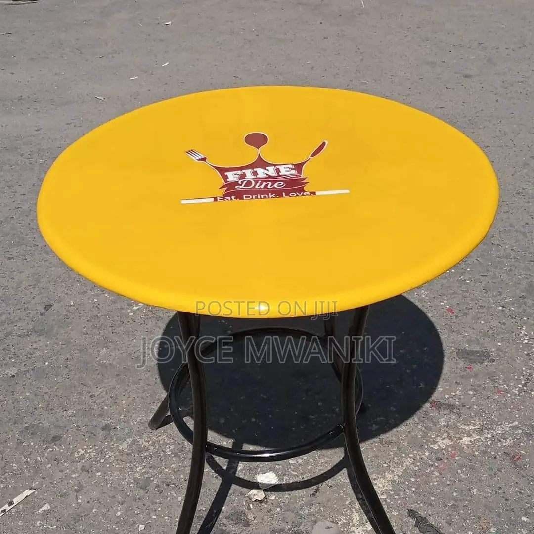 Restaurant Marble Table, Round Colour Yellow 