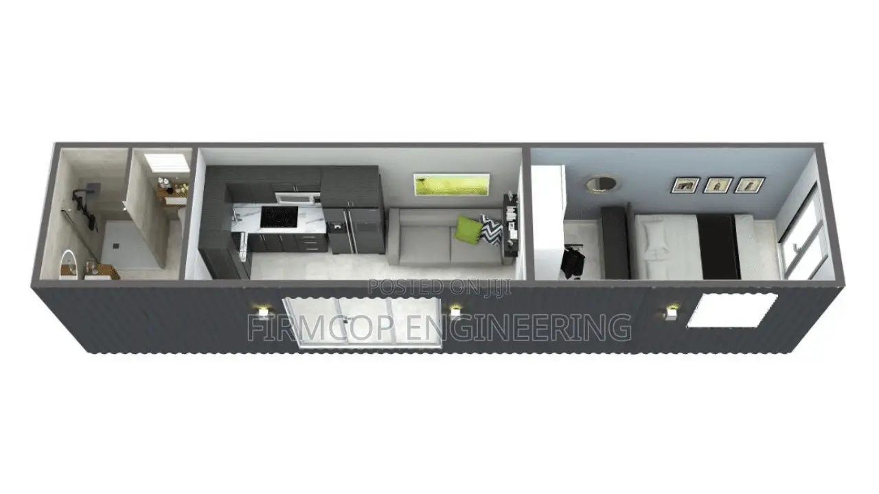 1 Bedroom Container Studio - Concept