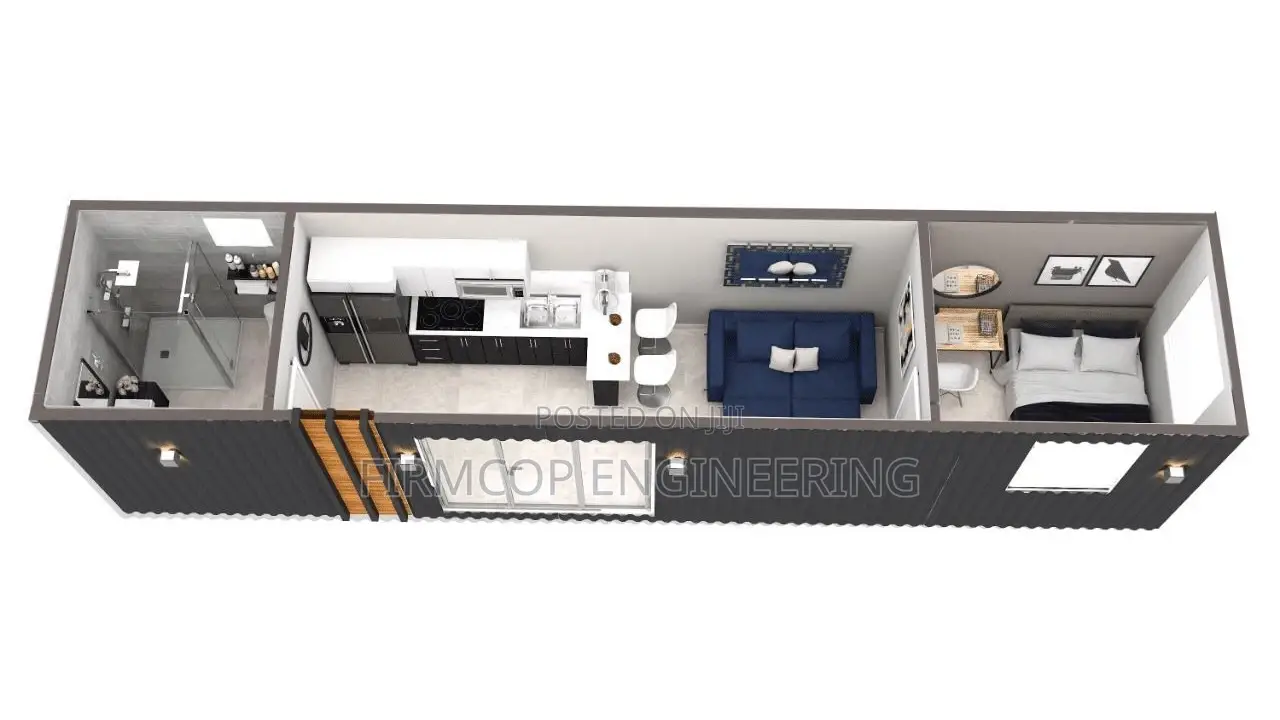 1 Bedroom Container Studio - Concept