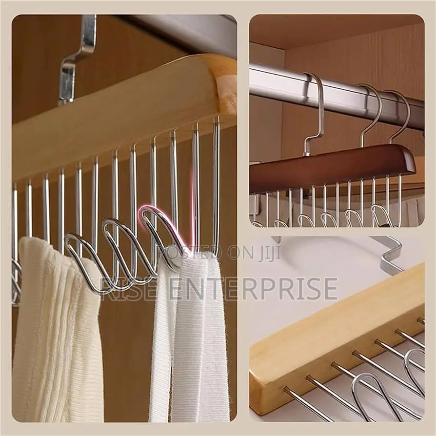 Wooden Plank 8 Hook Hanger#*