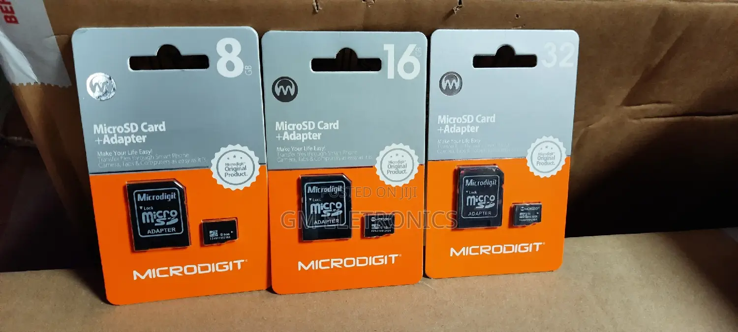 Microdigit Microsd Card+ Adapter(8gb,16gb 32gb)