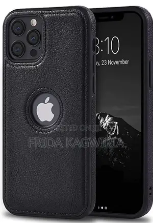 iPhone 15 Pro Max Leather Back Case
