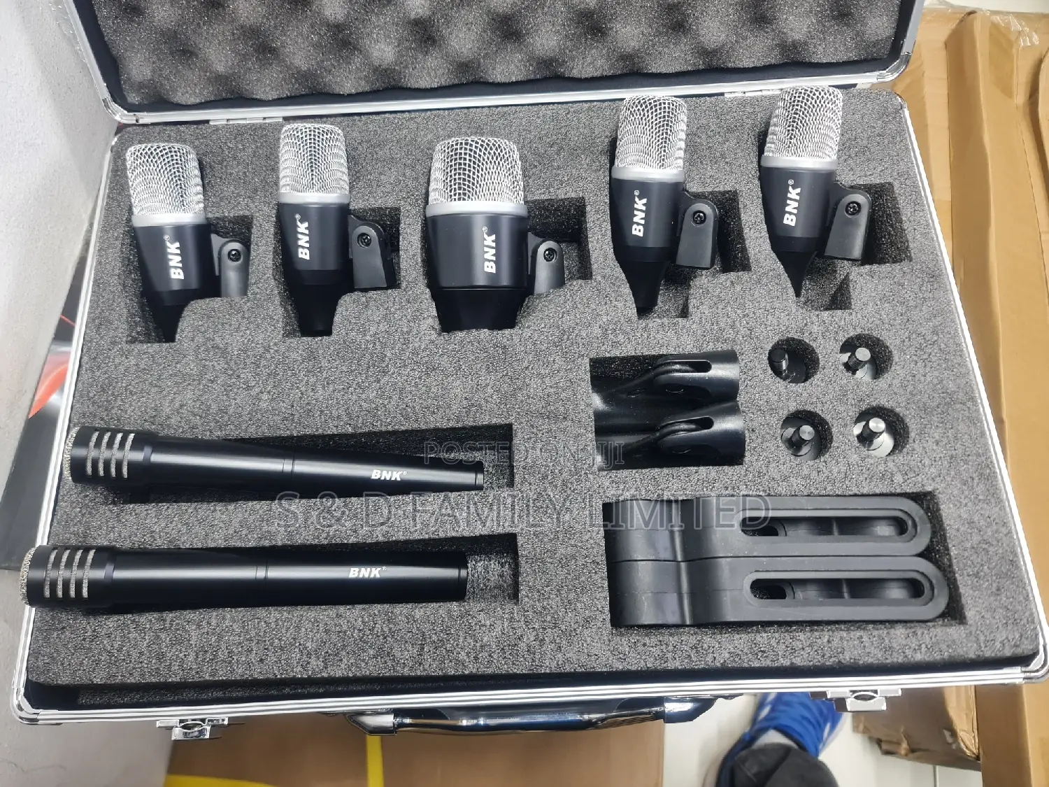 BNK BQ7-XLR 7 Piece Drumset Microphone