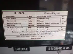 Hisaki 11kva Honda Generator
