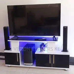 Istanbul 2 Tv Stand With Led Light 120x30x60 Cm