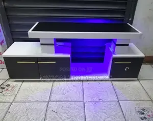 Istanbul 1 Tv Stand With Led Light 120x30x60 Cm
