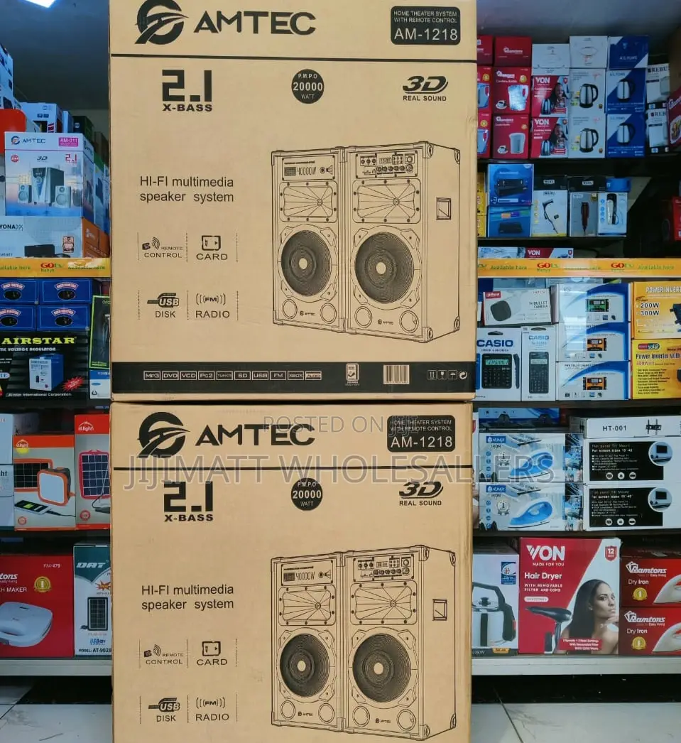 *Amtec Active Speakers AM1218