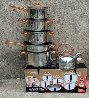Yimeitai 12pc Stainless Steel Yimattel Cookware Set