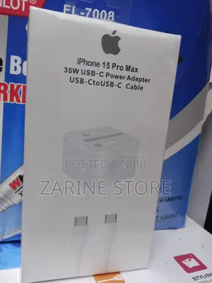 iPhone 15 Pro Max 35watts USB-C Power Adapter, Fast Charging