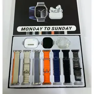 H50 Ultra Smart Watch With Bluetooth Wireless Earphones