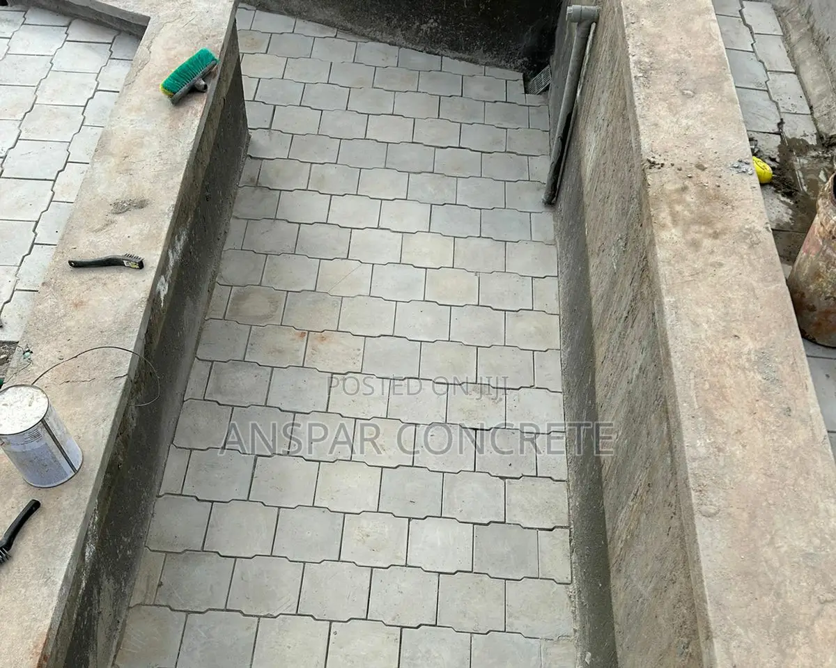 Concrete Interlocking Tiles