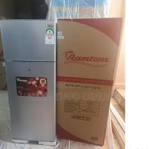 Silver Ramtons 213L RF/217 Double Door Fridge