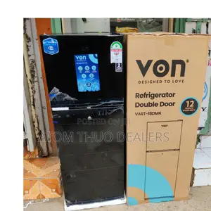 Von 138 Litres Double Door Fridge VART-18DMK