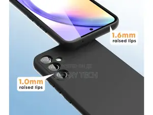 Samsung Galaxy A54 5G Liquid Silicone Case Cover Black