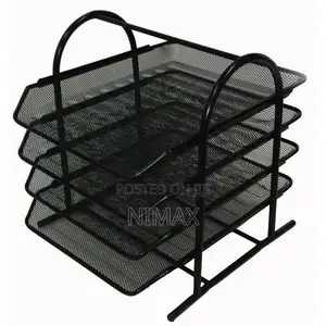 Sliding Document Trays Office Tray 4-Tier Mesh