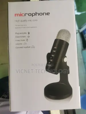 Podcast, Vlogs High Fidelity Desktop Live Microphone