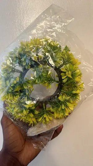 Round Aquarium Tunnel Plant