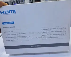  Hdmi Switch 3 to 1with External Power and Remote