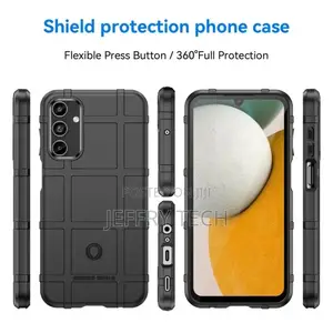 Rugged Shield Case - Samsung GALAXY A15 - Black