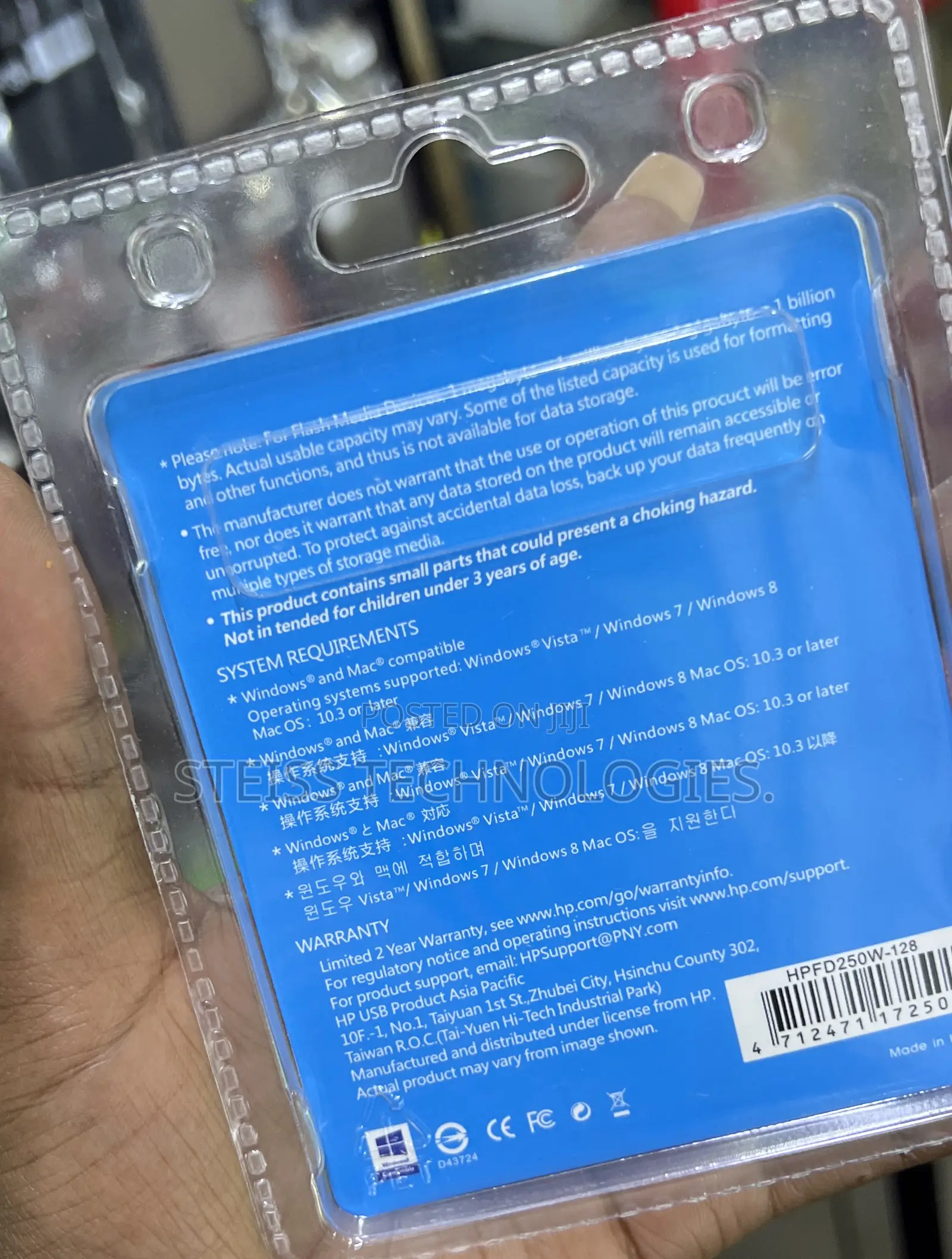 128gb Hp Metallic Flashdisk.
