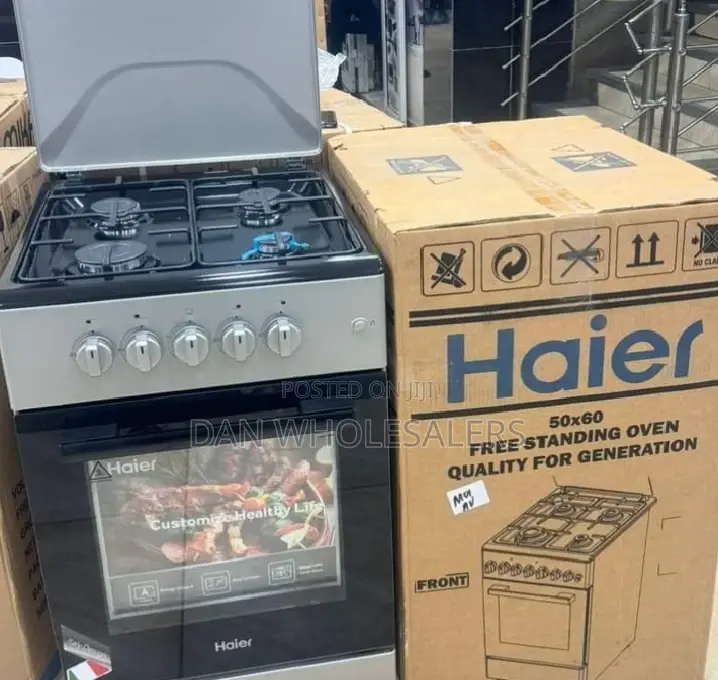 Haier 4 Burner Full Gas Standing Cooker