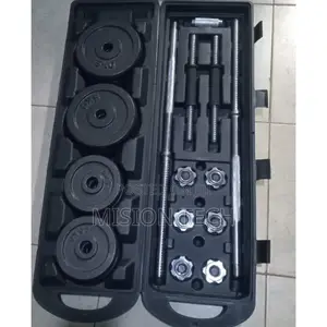 Brand New 50kgs Set Dumbbells/Barbell With a Portable Case