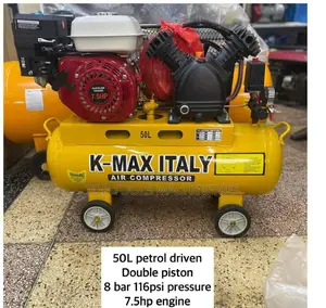 Kmax Italy 50L Petrol Driven Air Compressor