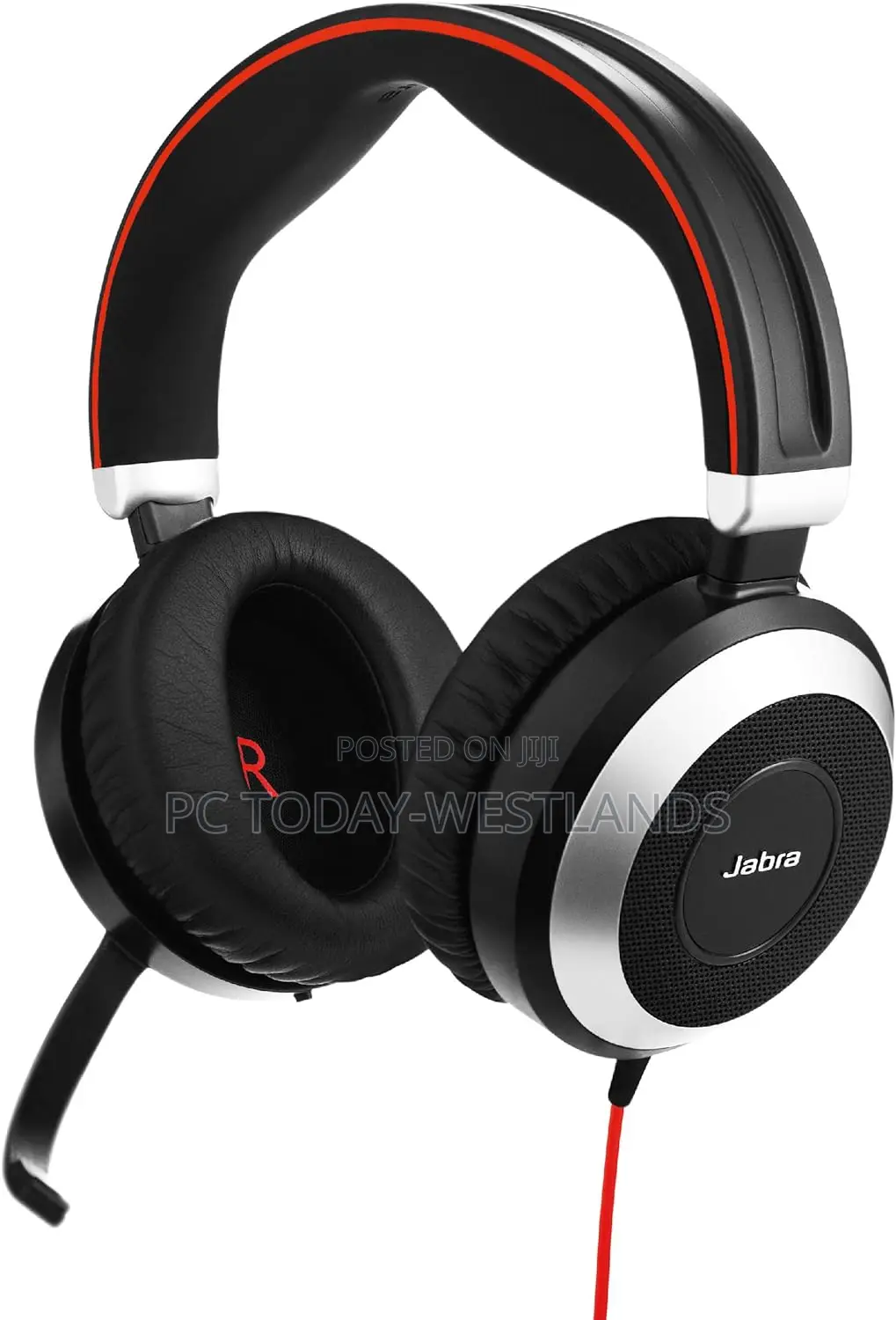Jabra EVOLVE 80 Headset With Active Noise Cancellation