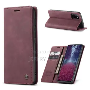 Caseme Samsung GALAXY A31 Vintage Case - Wine Red