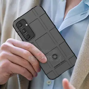 Rugged Shield Samsung GALAXY A55 Cover - Black
