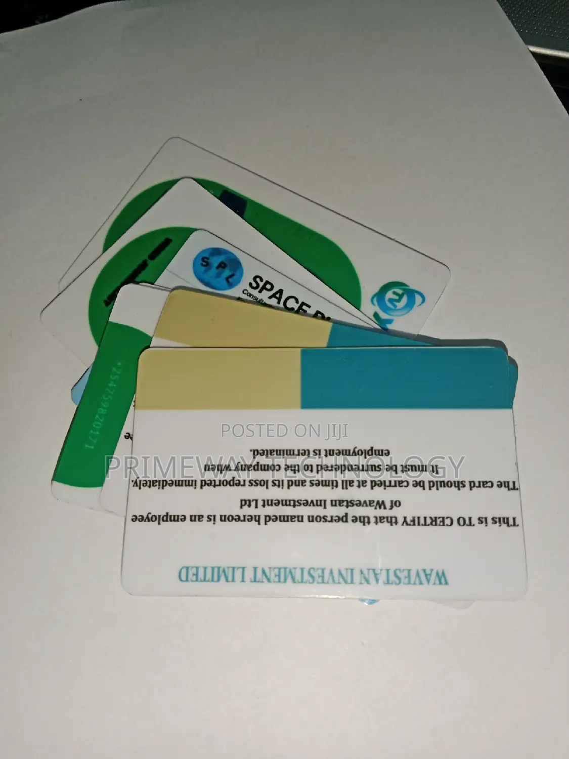 Plastic Staff Id Cards Printing