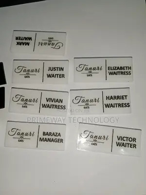 Name Tags Engraving